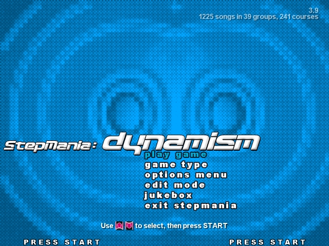 dynamism title screen